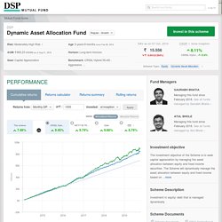 DSP Dynamic Asset Allocation Fund - Hybrid Mutual Fund Scheme