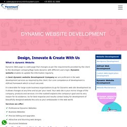 Dynamic Website Development Company in Delhi
