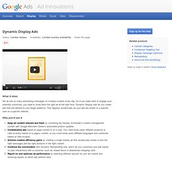 Dynamic Display Ads – Ad Innovations – Google Ads