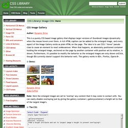 Dynamic Drive CSS Library- CSS Image Gallery
