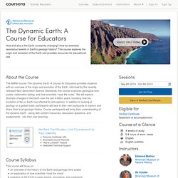The Dynamic Earth: A Course for Educators