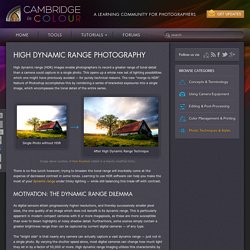 High Dynamic Range (HDR) Photography in Photoshop