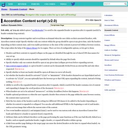 Accordion Content script (v2.0)