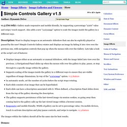 Simple Controls Gallery