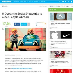 8 Dynamic Social Networks to Meet People Abroad