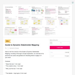 Guide to Dynamic Stakeholder Mapping
