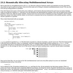 23.2: Dynamically Allocating Multidimensional Arrays