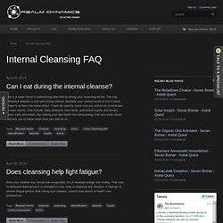 Realm Dynamics — Internal Cleansing FAQ