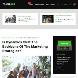 Why Dynamic CRM is considered the backbone of marketing strategies?