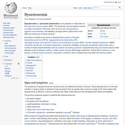 Dysautonomia