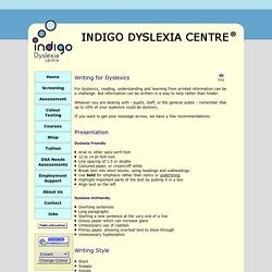 Dyslexia Friendly Fonts and Text Styles - Indigo Dyslexia Centre