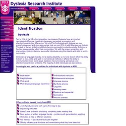 Dyslexia Research Institute