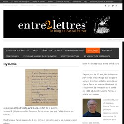 Entre2lettres - Le blog de Pascal Perrat