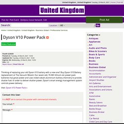 Dyson V10 Power Pack