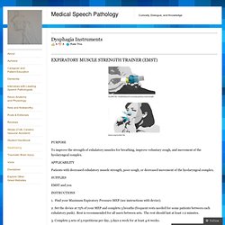 Medical Speech Pathology