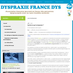 Dyspraxie France DYS