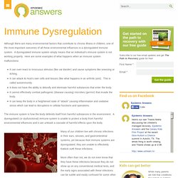 Immune Dysregulation
