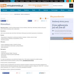 Dziennikarz Wirtualnemedia.pl Praca - ogłoszenia w WirtualneMedia.pl