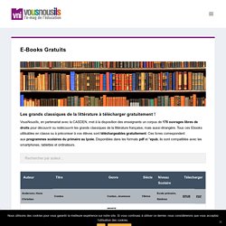 E-Books Gratuits