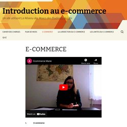 Introduction au e-commerce