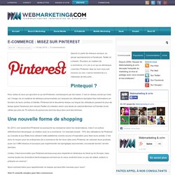 E-commerce : misez sur Pinterest