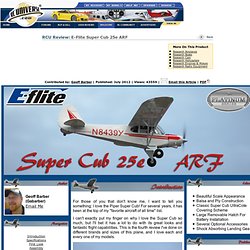 E-Flite Super Cub 25e ARF