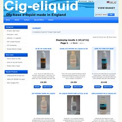 E-liquid -base liquid - Nightly