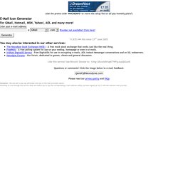 E-Mail Icon Generator