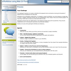 e-Portfolios using Web 2.0 Tools