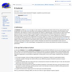 Définition sur EduTech Wiki