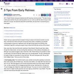 tips-from-early-retirees-usnews: Personal Finance News from Yahoo! Finance