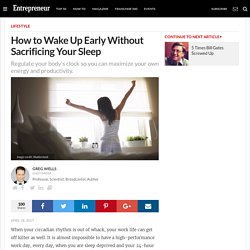 How to Wake Up Early Without Sacrificing Your Sleep