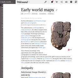 Early world maps