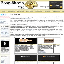 Earn Bitcoins - Bong-Bitcoin