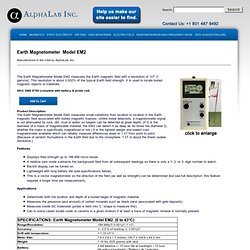 Earth Magnetometer