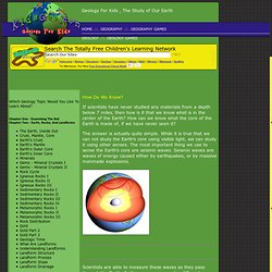 The Earth's Crust, Mantle, and Core