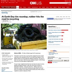 At Earth Day tire roundup, rubber hits the road to recycling