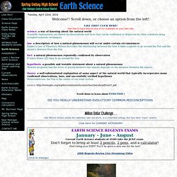 Earth Science - Earth Science