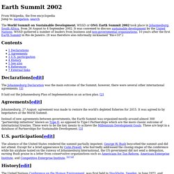 Earth Summit 2002