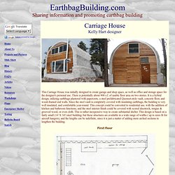 Earthbag Building: Carriage House Plan