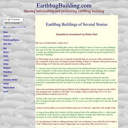 Earthbag Buildings of Several Stories