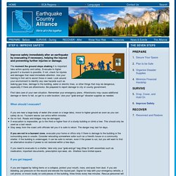 Earthquake Country Alliance: Seven Steps to Earthquake Safety