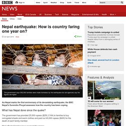 Nepal earthquake: How is country faring one year on?