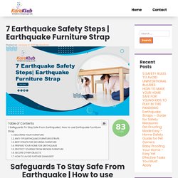 Earthquake Furniture Strap