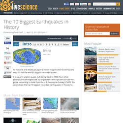 World's Biggest Earthquakes