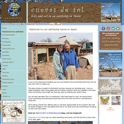 Earthships in Spain - Welcome to our earthship home in Spain