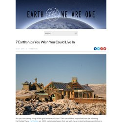 7 Earthships You Wish You Could Live In
