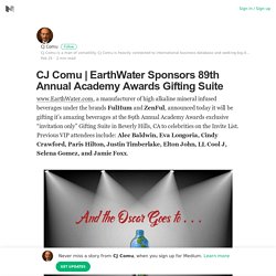 EarthWater Sponsors 89th Annual Academy Awards Gifting Suite