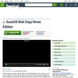 Easeus Disk Copy - Free software downloads and software reviews