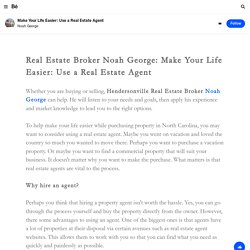 Make Your Life Easier: Use a Real Estate Agent on Behance